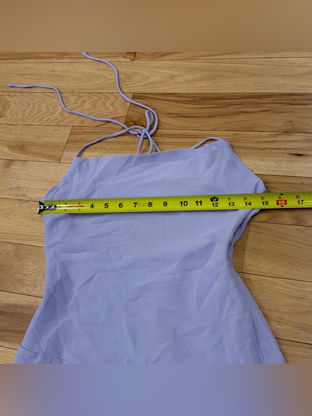 NWT Peppermayo Sunmi Asymmetric Cowl Midi Dress in Lavender Purple - Size XXS - Picture 8 of 10